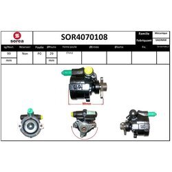 Hydraulické čerpadlo pre riadenie EAI SOR4070108
