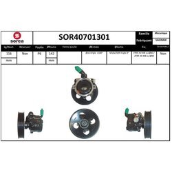 Hydraulické čerpadlo pre riadenie EAI SOR40701301