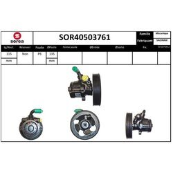 Hydraulické čerpadlo pre riadenie EAI SOR40503761