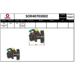 Hydraulické čerpadlo pre riadenie EAI SOR40703002