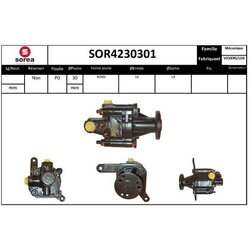 Hydraulické čerpadlo pre riadenie EAI SOR4230301
