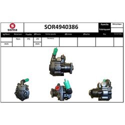 Hydraulické čerpadlo pre riadenie EAI SOR4940386