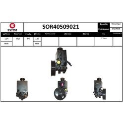 Hydraulické čerpadlo pre riadenie EAI SOR40509021