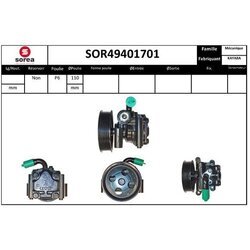 Hydraulické čerpadlo pre riadenie EAI SOR49401701