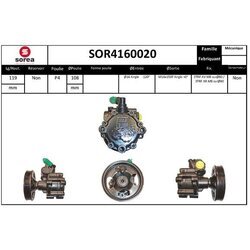 Hydraulické čerpadlo pre riadenie EAI SOR4160020