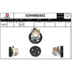 Hydraulické čerpadlo pre riadenie EAI SOR4880302