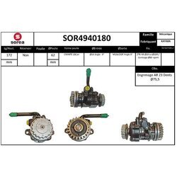 Hydraulické čerpadlo pre riadenie EAI SOR4940180