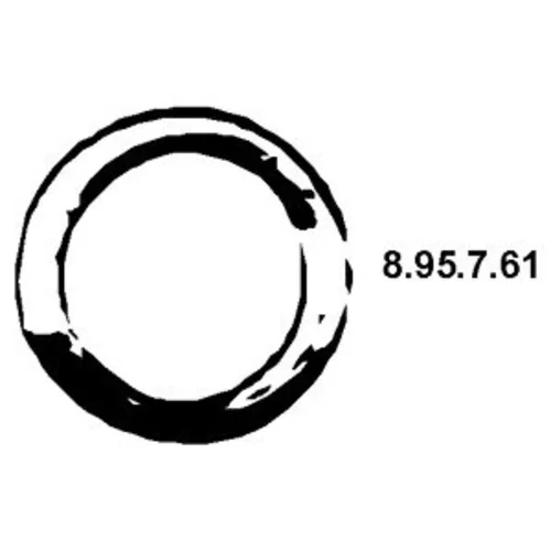 Tesniaci krúžok pre výfuk. trubku 8.95.7.61 /EBERSPÄCHER/
