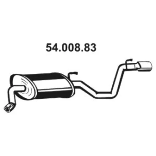 Koncový tlmič výfuku 54.008.83 /EBERSPÄCHER/