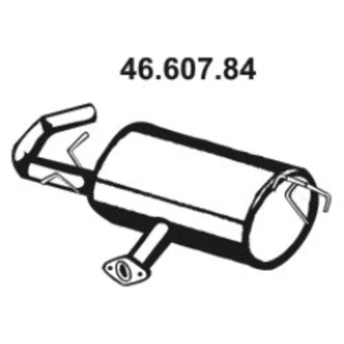 Koncový tlmič výfuku 46.607.84 /EBERSPÄCHER/