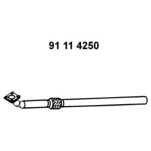 Výfukové potrubie EBERSPÄCHER 91 11 4250