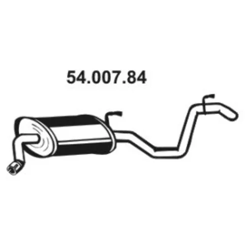 Koncový tlmič výfuku 54.007.84 /EBERSPÄCHER/