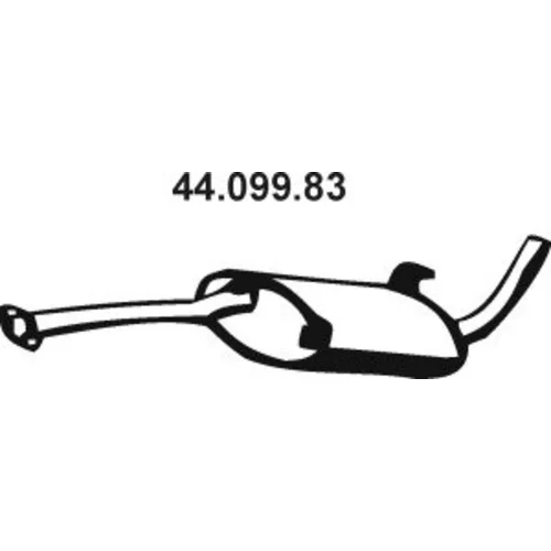 Koncový tlmič výfuku EBERSPÄCHER 44.099.83