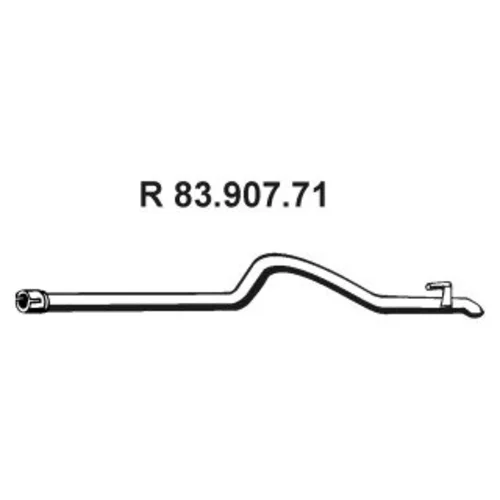 Výfukové potrubie 83.907.71 /EBERSPÄCHER/