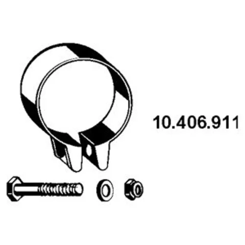Spojka trubiek výfukového systému 10.406.911 /EBERSPÄCHER/