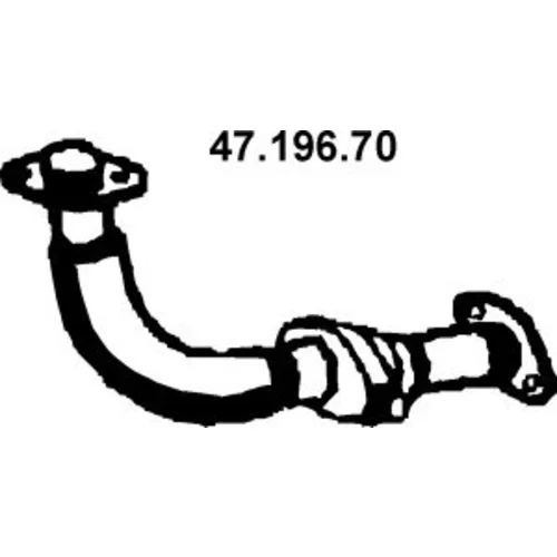 Výfukové potrubie EBERSPÄCHER 47.196.70
