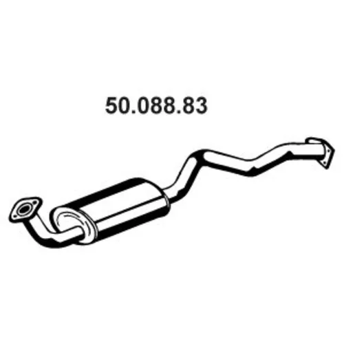 Koncový tlmič výfuku EBERSPÄCHER 50.088.83