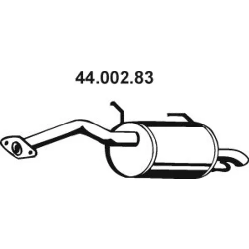 Koncový tlmič výfuku 44.002.83 /EBERSPÄCHER/