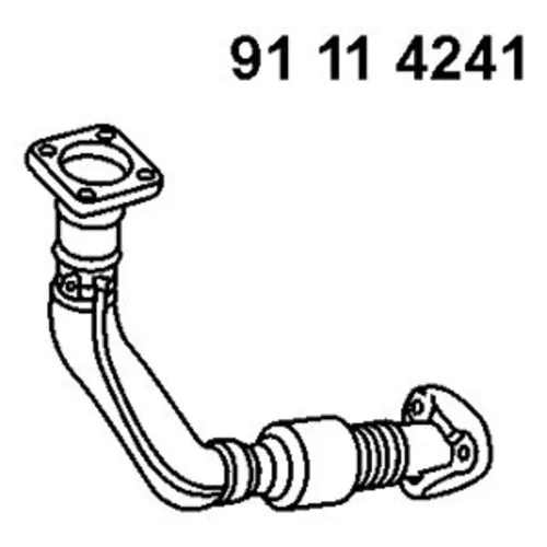 Výfukové potrubie EBERSPÄCHER 91 11 4241