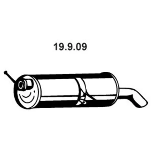 Koncový tlmič výfuku EBERSPÄCHER 19.9.09