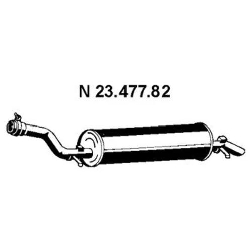 Koncový tlmič výfuku 23.477.82 /EBERSPÄCHER/