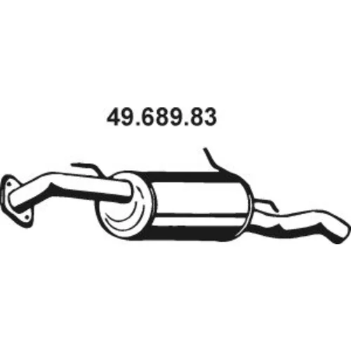 Koncový tlmič výfuku 49.698.83 /EBERSPÄCHER/
