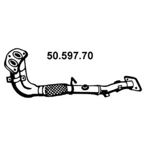 Výfukové potrubie EBERSPÄCHER 50.597.70