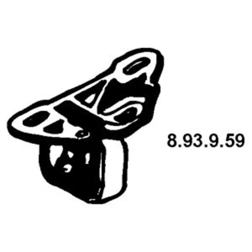 Držiak tlmiča výfuku 8.93.9.59 /EBERSPÄCHER/
