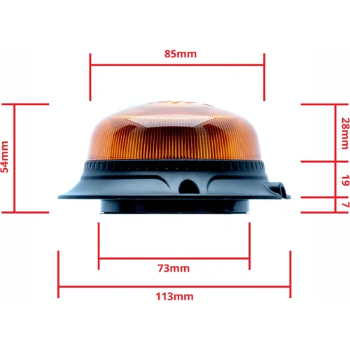 LED maják 54W 12/24V EinParts EPBL03 (EinParts Automotive) - obr. 6