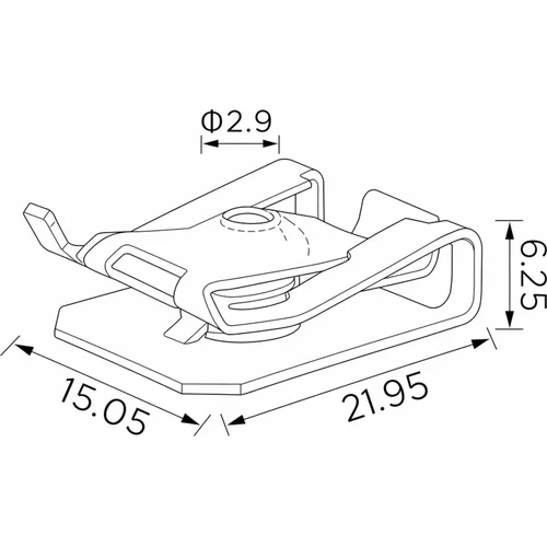 Kovové montážne klipy EPCRCM228 /EinParts/ - obr. 5