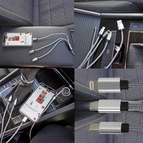 Kábel 3v1 usb-a usb-c lightning 1,2 m EinParts EPMOB09 (EinParts Automotive) - obr. 4