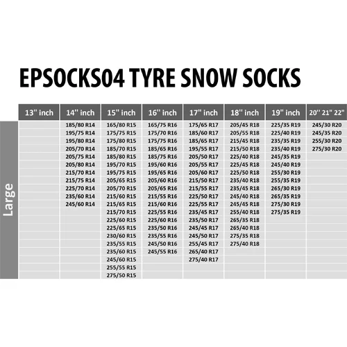 Textilné snehové reťaze EinParts EPSOCKS04 (EinParts Automotive) - obr. 8