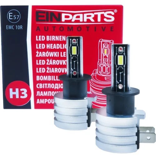 6000K LED žiarovky H3 E57 EinParts EPLH112 (EinParts Automotive) - obr. 5