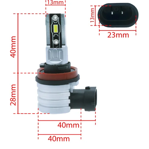 6000K LED žiarovky H11 E57 EinParts EPLH115 (EinParts Automotive) - obr. 7