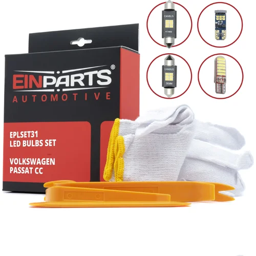Sada LED žiaroviek do interiéru VW passat CC EinParts EPLSET31 (EinParts Automotive)