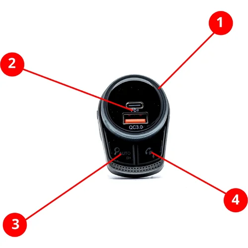 FM vysielač bluetooth PD QC 3.0 AUX EinParts EPBTT01 (EinParts Automotive) - obr. 10