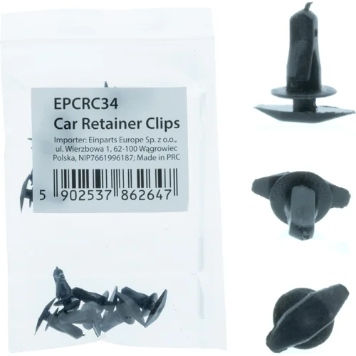 Klipy NA auto 10 KS EinParts EPCRC34 (EinParts Automotive)