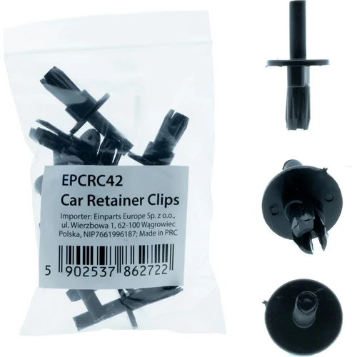 Klipy NA auto 10 KS EinParts EPCRC42 (EinParts Automotive)