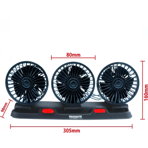 Auto ventilátor 12 V s otáčaním 360° EinParts EPFAN01 (EinParts Automotive) - obr. 16