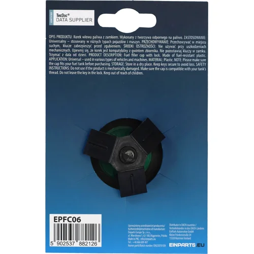 Univerzálny palivový náustok EinParts EPFC06 (EinParts Automotive) - obr. 1