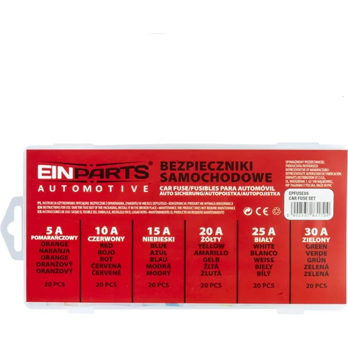 Sada poistiek 120 ks EinParts EPFUSE05