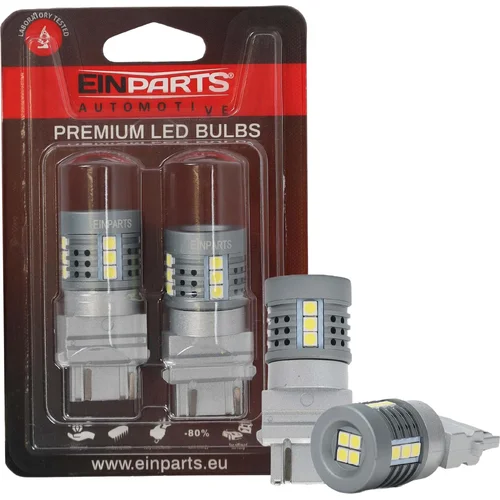 LED žiarovky P27/7W 3157 16 SMD 3030 6000K EinParts EPL332