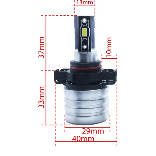 6000K LED žiarovky H16 E57 EinParts EPLH119 (EinParts Automotive) - obr. 8