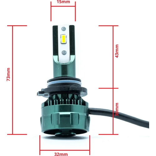 6000K LED žiarovky HB4 flip chip NEW edition EinParts EPLH85 (EinParts Automotive) - obr. 5