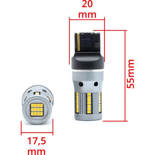 W21W 7440 66 SMD 2016 canbus amber EinParts EPL282 (EinParts Automotive) - obr. 4