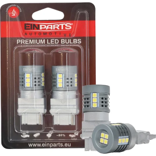 LED žiarovky P27W 3156 16 SMD 3030 6000K EinParts EPL331 (EinParts Automotive)