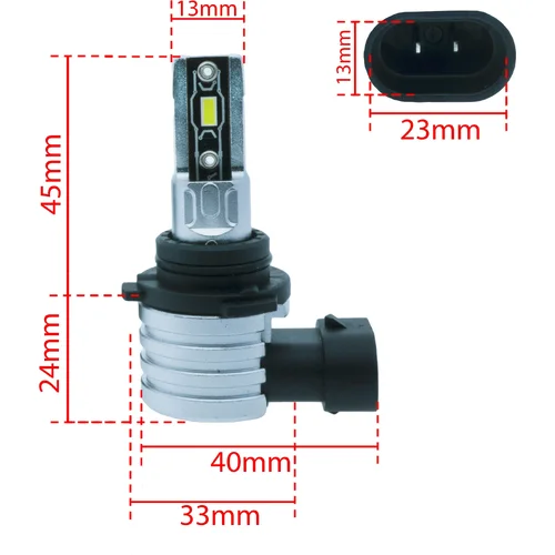 6000K LED žiarovky HB4 9006 E57 EinParts EPLH117 (EinParts Automotive) - obr. 7