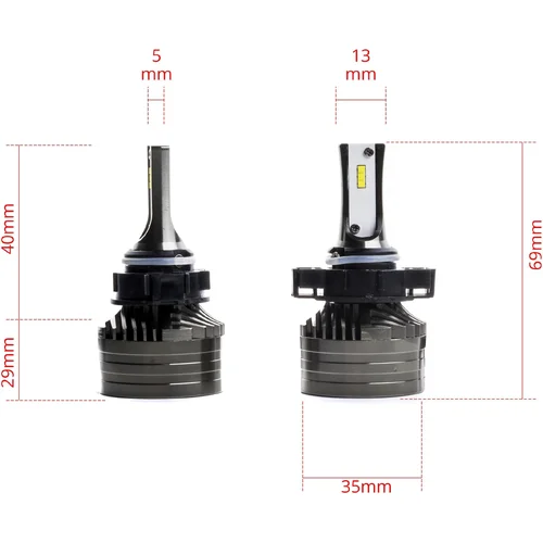 LED bulbs 5202 H16 seoul CSP 6000K canbus EinParts EPLH43 (EinParts Automotive) - obr. 3