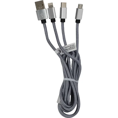 Kábel 3v1 usb-a usb-c lightning 1,2 m EinParts EPMOB09 (EinParts Automotive) - obr. 2