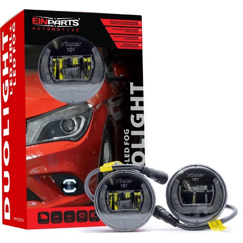 DUOLIGHT DL27 LED Svetlá Pre Denné Svietenie s Hmlovkami 70mm